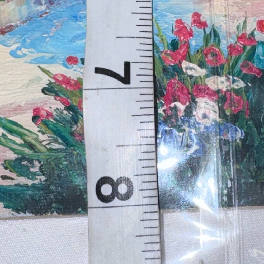 C. Loft Painting - high rise bay - Mediterranean Coastal Seascape on Board - Picture 5 of 6